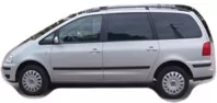 Großraumwagen mit Scheibentönung