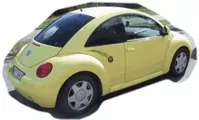 Kleinklassewagen mit Scheibentönung
