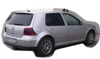Kleinklassewagen mit Scheibentönung