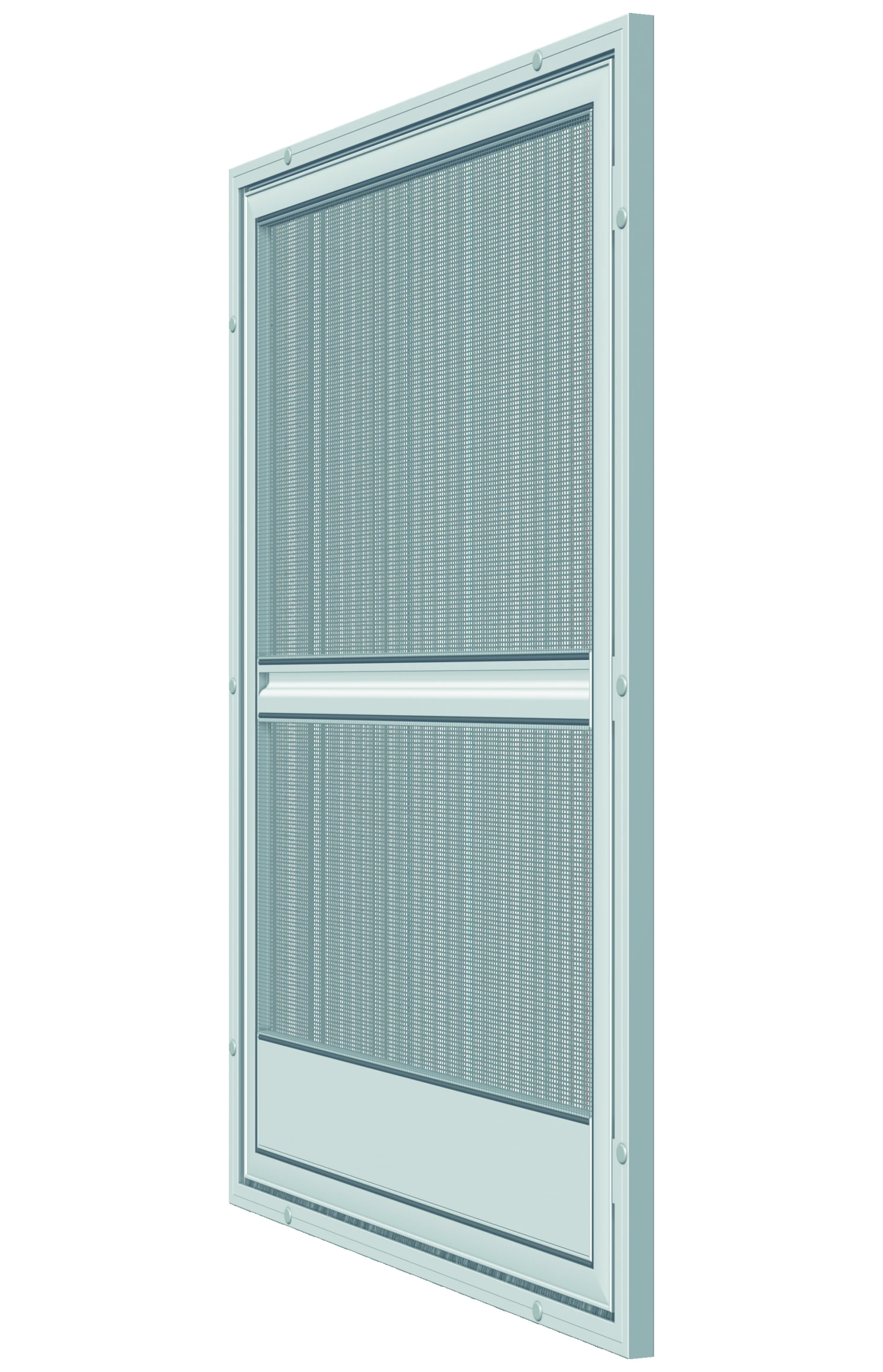 Metallrahmen mit integriertem feinmaschigem Gitter